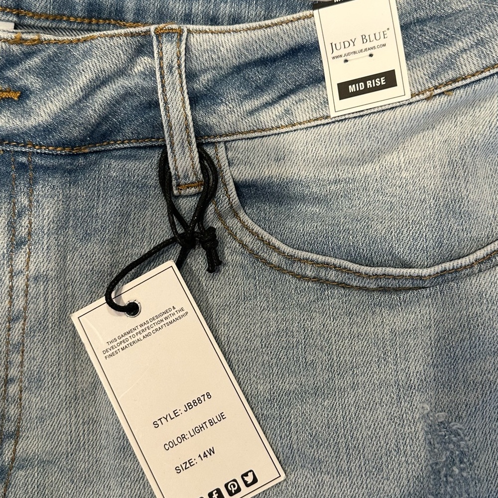 Judy blue jeans all 14w various styles 4 Pairs